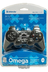 Геймпад Defender Omega USB, Проводной геймпад, 12 кнопок, 2 стика
