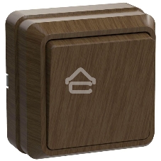 Выключатель 1-кл. ОП ОКТАВА 10А IP20 дуб ИЭК EVO10-K04-10-DC