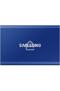 Твердотельный накопитель Samsung SSD 2TB T7, USB Type-C, R/W 1000/1050MB/s, Blue
