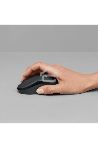 Мышь беспроводная Logitech M220 SILENT черный, 1000 dpi, радиоканал, USB, кнопки - 3