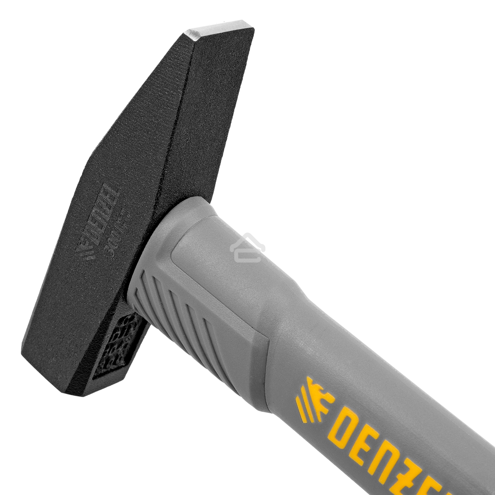 Молоток слесарный Denzel 300 г, кованый, фибергласовая рукоятка c TPR покрытием