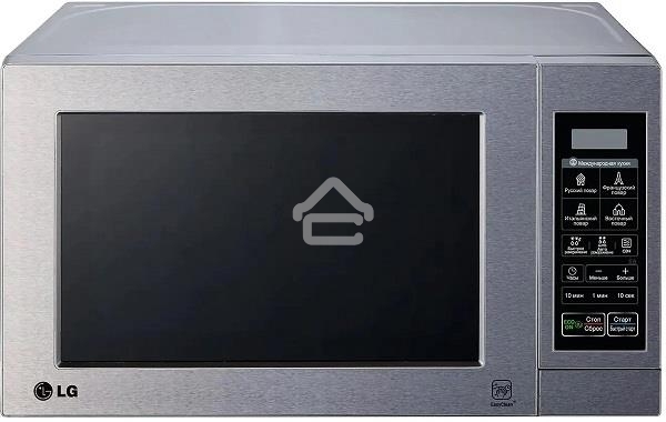 Микроволновая печь LG MS2044V серебристый, 20 л, 700 Вт, переключатели - сенсор