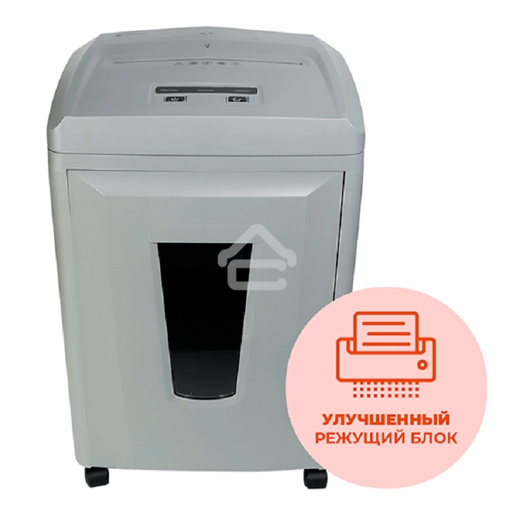 Шредер Heleos УП26-7+ серый (секр.P-7) фрагменты 6лист. 26лтр. пл.карты CD