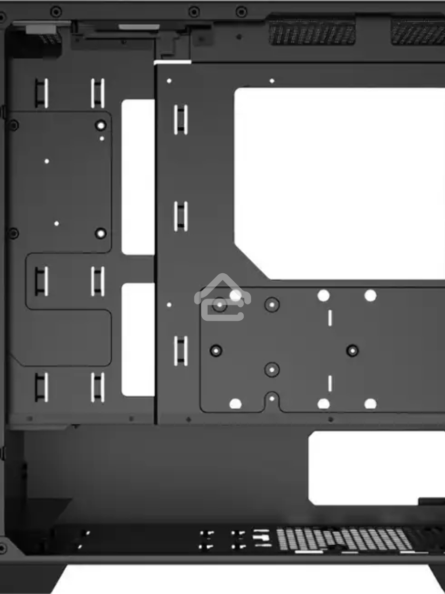 Компьютерный корпус без блока питания PCCooler C3D310 BK ARGB, Mini-Tower, TG, Mesh, 2x120mm ARGB, 2xUSB-A 3.0, mATX, mITX Black