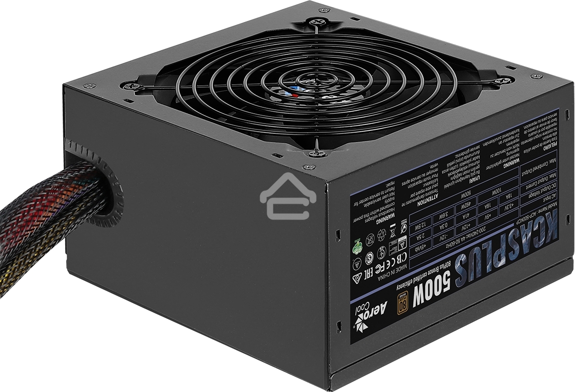 Блок питания Aerocool / Formula KCAS-500W PLUS RTL, 500Вт, 80 PLUS Bronze, 120мм, черный