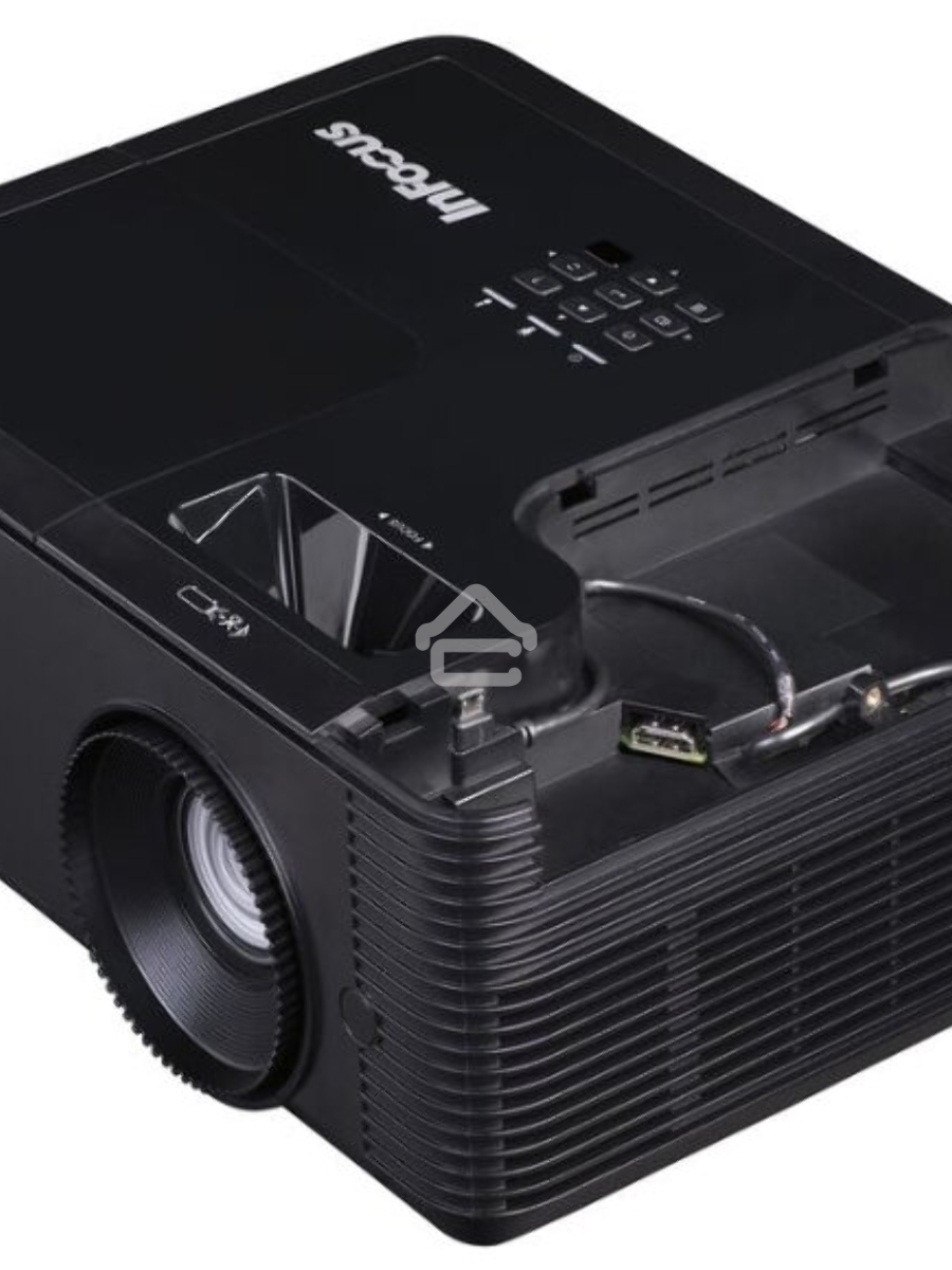 Проектор INFOCUS IN138HD DLP, 4000 ANSI Lm, Full HD (1920х1080), 28500:1, 1.12-1.47:1, 3.5mm in, Composite video, VGAin, HDMI 1.4aх3 (поддержка 3D), USB-A (для SimpleShare и др.), лампа 15000ч.(ECO mode), 3.5mm out, Monitor out (VGA), RS232, 21дБ, 4,5 кг