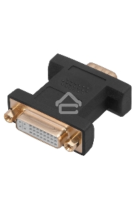 Переходник Rexant (17-6808) ПЕРЕХОДНИК шт.VGA - гн.DVI-I позолоченный GOLD
