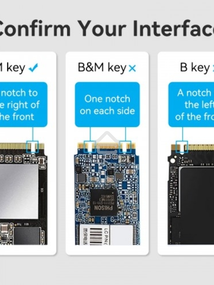 Корпус для SSD Vention USB 3.1 Gen 2-C M.2 NVMe Серый