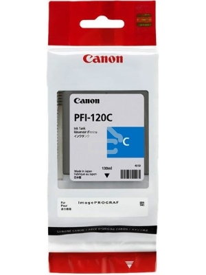 Картридж струйный Canon PFI-120 C 2886C001 голубой (130 мл) для Canon imagePROGRAF TM-200/205