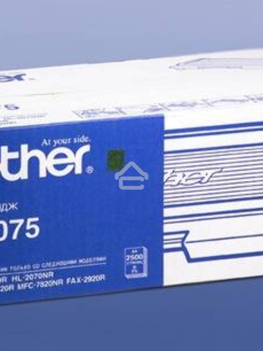 Картридж лазерный Brother TN-2075 черный (2500 стр.) для BROTHER HL2030/2040/2070/2920/DCP7010/7025/MFC7420/7820