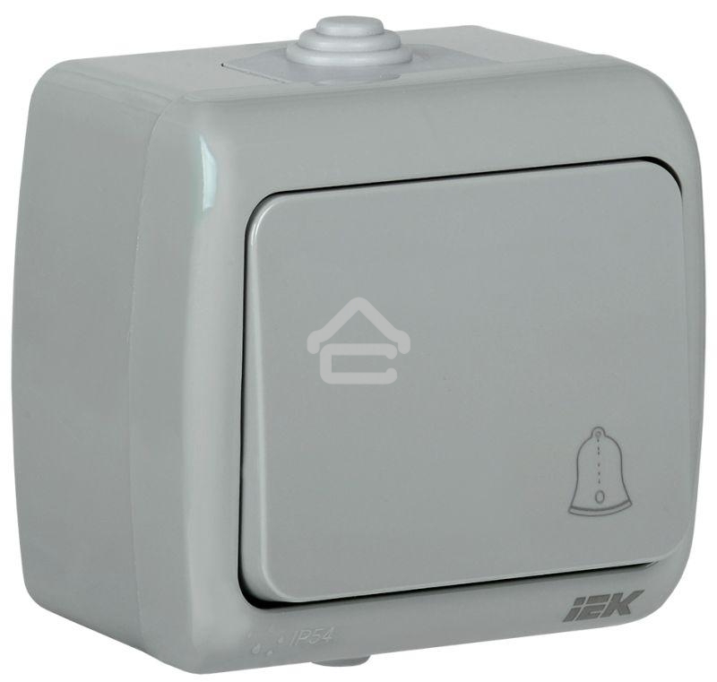 Выключатель кнопочный 1-кл. ОП AQUATIC 10А IP54 ВС-20-1-3-А IEK EVA14-K03-10-54