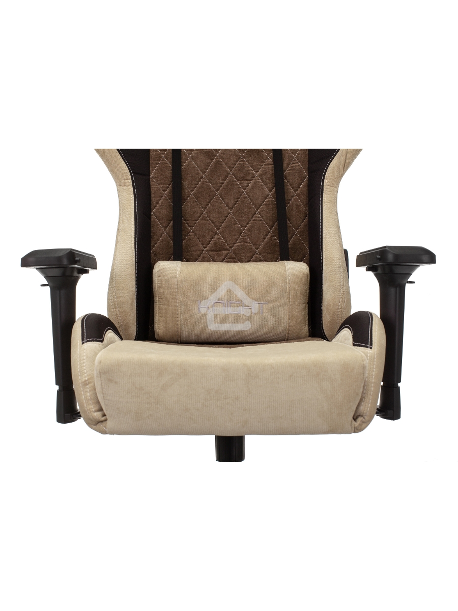 Кресло игровое Бюрократ VIKING 7 KNIGHT BR FABRIC коричневый текстиль/эко.кожа крестовина металл/пластик