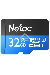 Флеш карта microSDHC 32GB Netac P500 <NT02P500STN-032G-S>  (без SD адаптера) 80MB/s