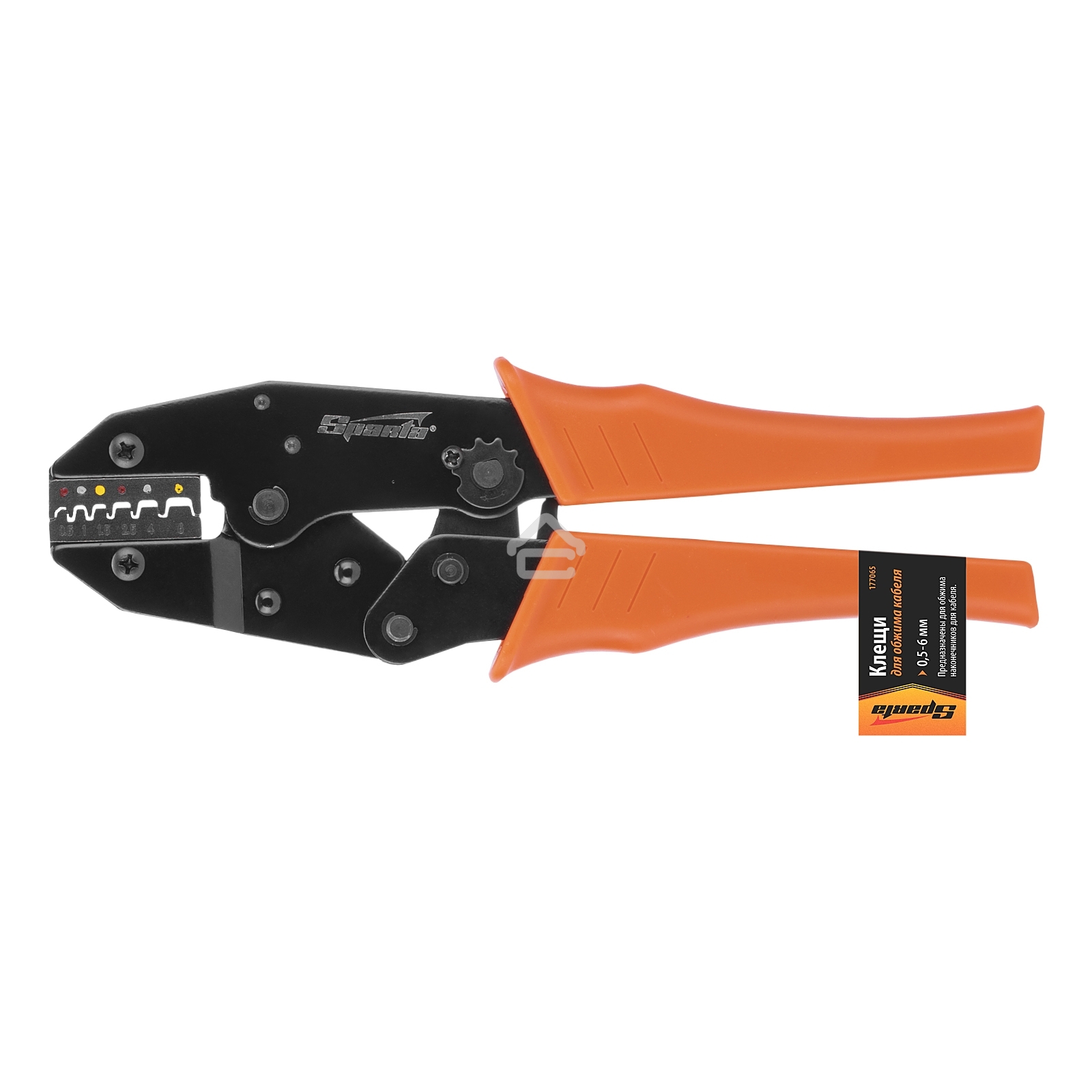 Клещи SPARTA 1770650.5–6мм для обжима электрокабеля