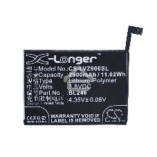 Аккумулятор CameronSinoCS-LVZ900SL BL246 для Lenovo Vibe Shot 3.8V / 2900mAh / 11.02Wh