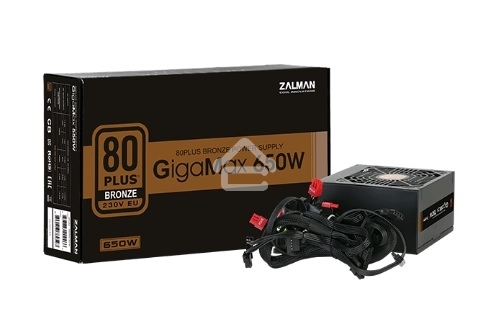 Блок питания Zalman ZM650-GVII Retail, 650Вт, 80 PLUS Bronze, 120мм, черный