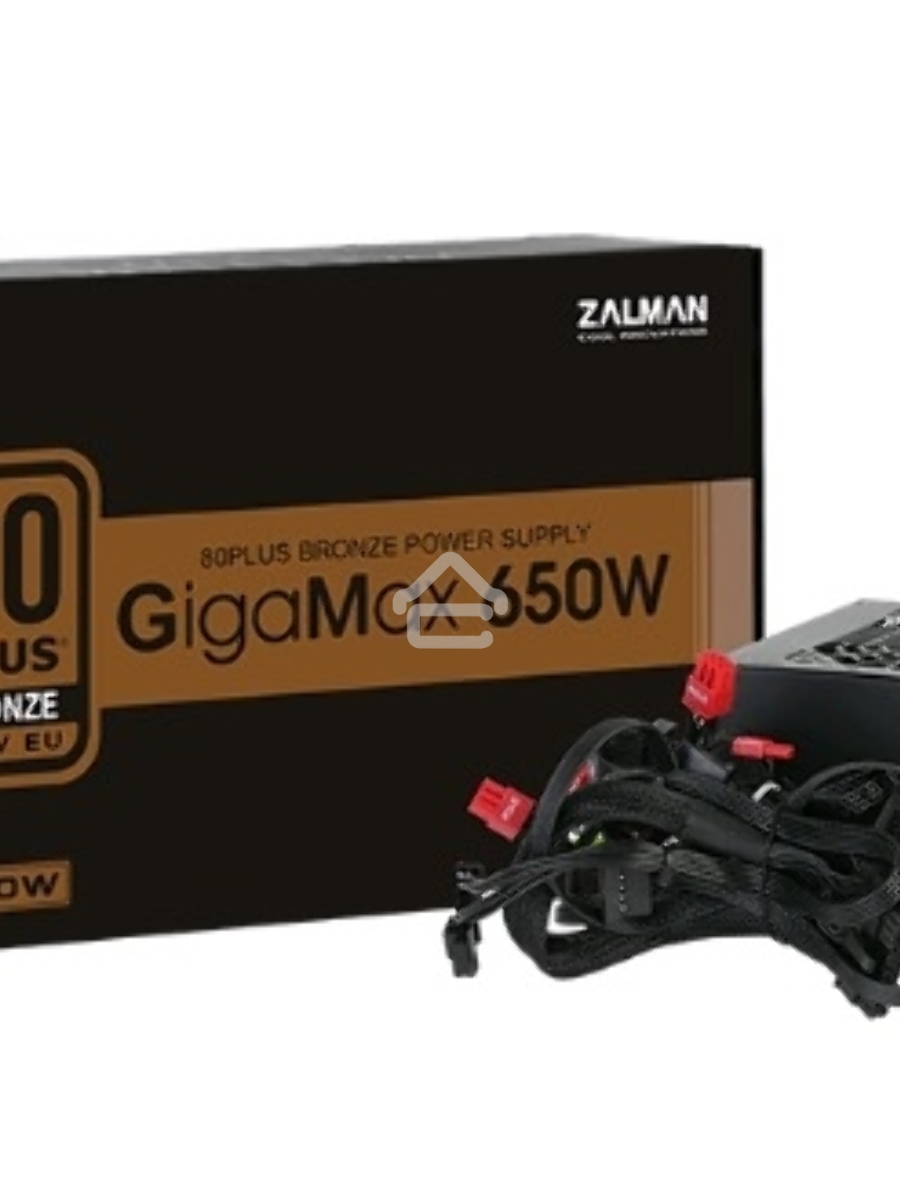 Блок питания Zalman ZM650-GVII Retail, 650Вт, 80 PLUS Bronze, 120мм, черный