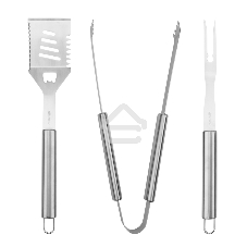 Набор щипцы, вилка и лопатка для гриля Сокол Стандарт