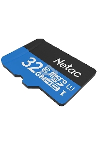 Флеш карта microSDHC 32GB Netac P500 <NT02P500STN-032G-S>  (без SD адаптера) 80MB/s