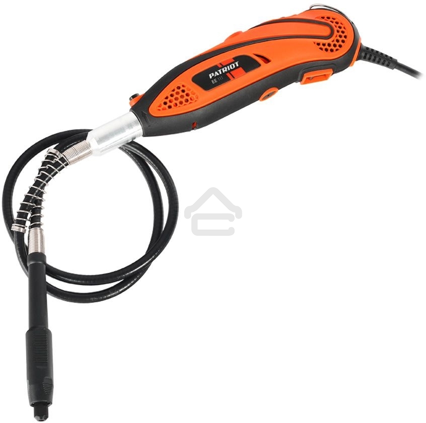 Прямошлифовальная машина (гравер) PATRIOT EE 111 с гибким валом, 140Вт, 210 насадок в комплекте, кейс