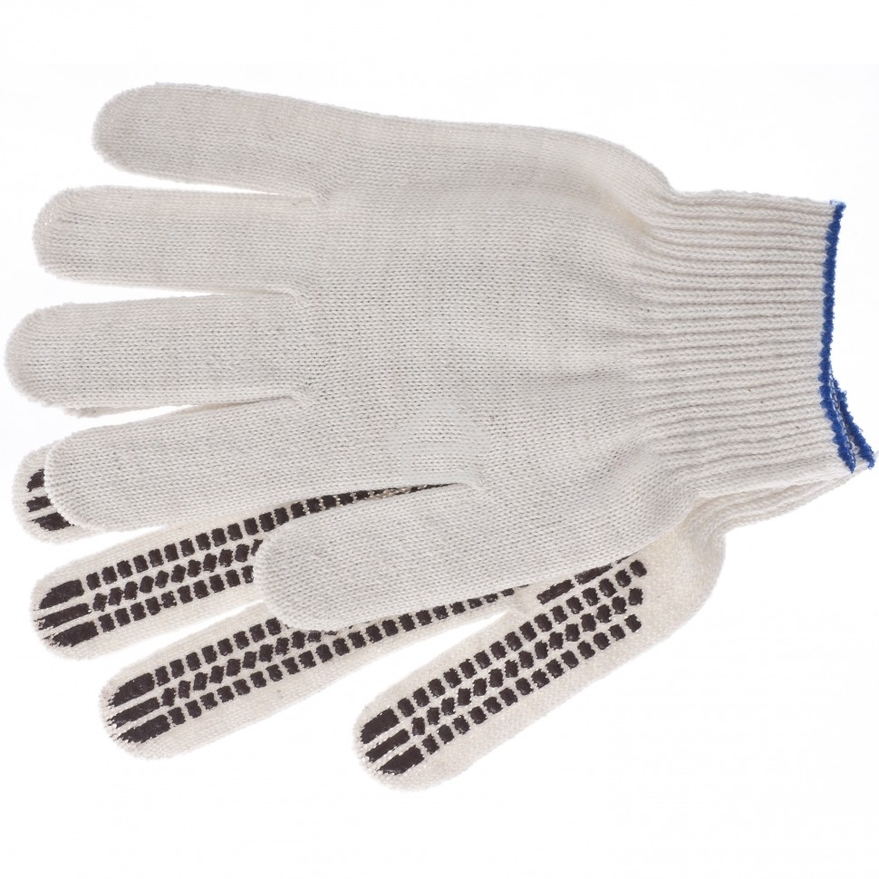 Перчатки трикотажные Сибртех, рисунок ПВХ гель 