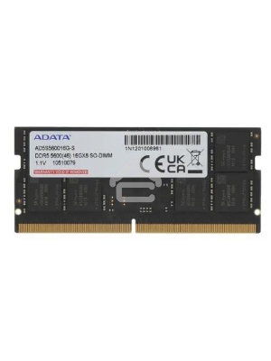 Оперативная память ADATA, DDR5, 8GB (1x8GB), 5600MHz, CL46, SO-DIMM