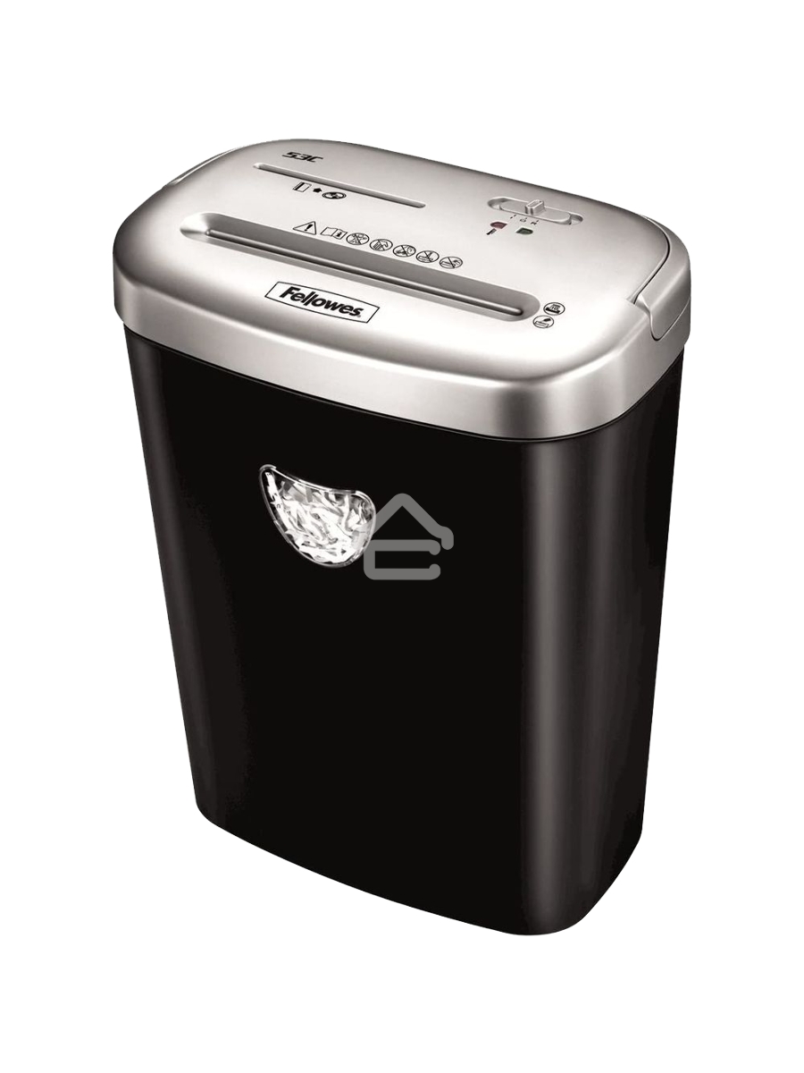 Шредер Fellowes PowerShred 53С, FS-46531, черный/серый