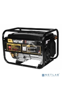 Электрогенератор бензиновый Huter DY4000L, 3.3 кВт, 68 дБ, 40.3 кг