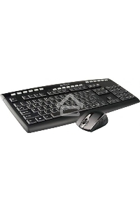 Клавиатура + мышь A4TECH 9200F USB (черный), 2.4G наноприемник