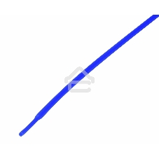 Термоусаживаемая трубка Rexant 1,0/0,5 мм, синяя, упаковка 50 шт. по 1 м