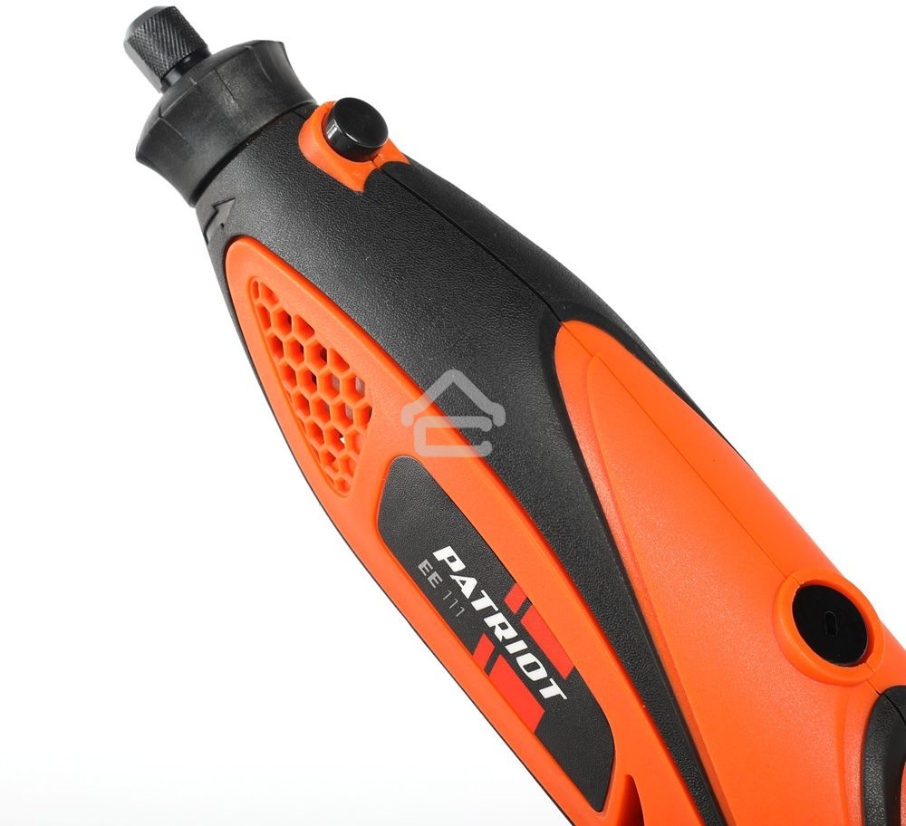 Прямошлифовальная машина (гравер) PATRIOT EE 111 с гибким валом, 140Вт, 210 насадок в комплекте, кейс