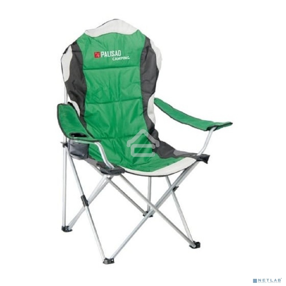 Кресло складное с подлокотниками и подстаканником 60x60x110/92 см, Camping Palisad