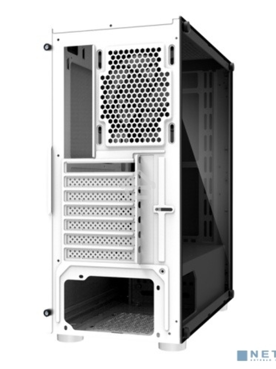 Компьютерный корпус ZALMAN R2 White (3xUSB, 2xAudio, 20мм FAN, прозрачная стенка-закаленное стекло, ATX, без БП)