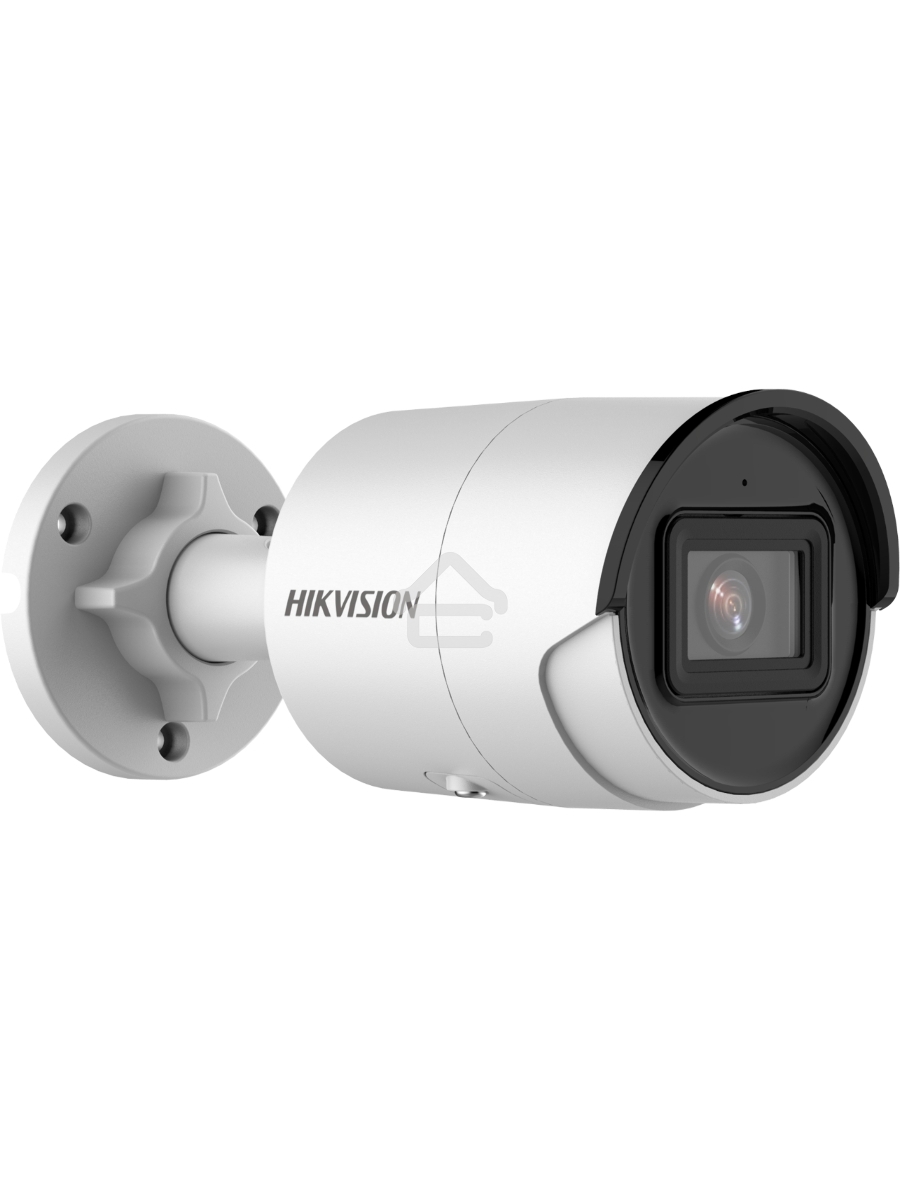 Цилиндрическая IP-камера Hikvision DS-2CD2083G2-IU(2.8mm) 8Мп уличнаяс EXIR-подсветкой до 40м и технологией AcuSense1/2.8