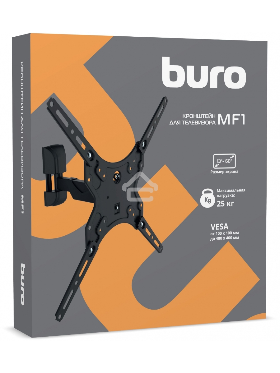 Кронштейн для телевизора Buro MF1 черный 13