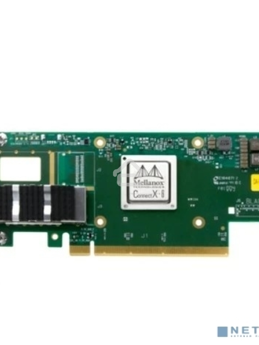 Адаптер Infiniband ConnectX®-6 VPI adapter card, 100Gb/s (HDR100, EDR IB and 100GbE), single-port QSFP56, PCIe3.0/4.0 x16, tall bracket