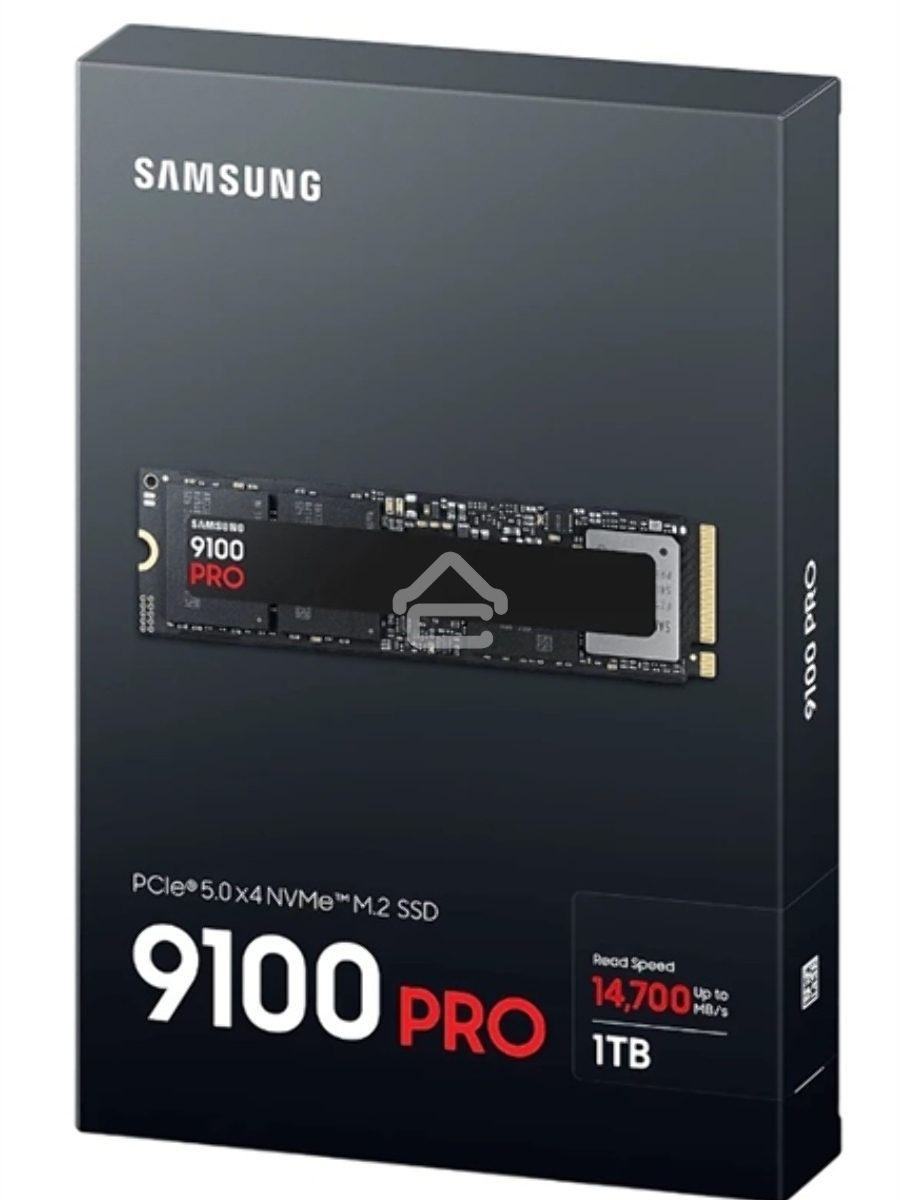 Твердотельный диск 1TB Samsung 9100 PRO, M.2, PCI-E 5.0 x4, TLC 3D NAND [R/W - 14800/13400 MB/s]
