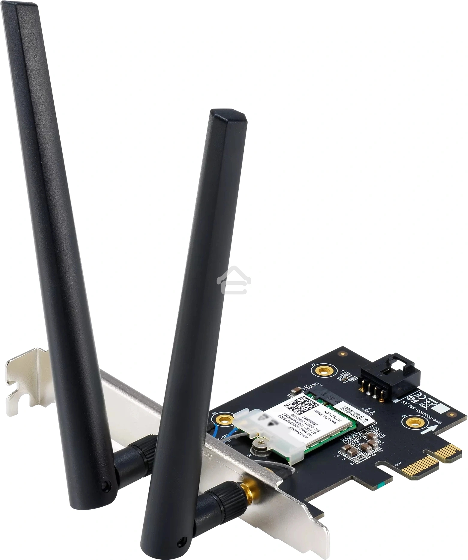 Сетевой адаптер Wi-Fi + Bluetooth Asus PCE-BE6500 BE6500 PCI Express 2ант.