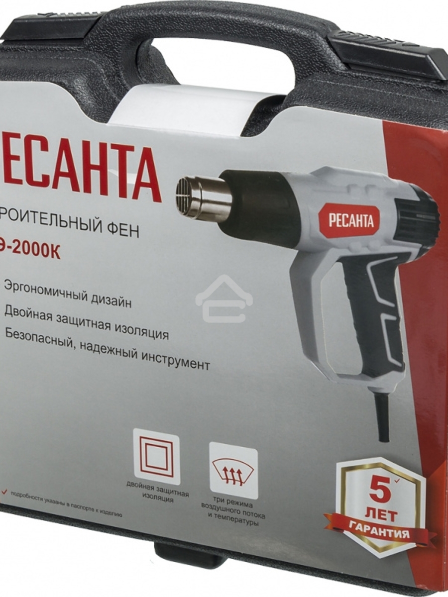 Технический фен Ресанта ФЭ-2000К 2000Вт темп.50/350/550С