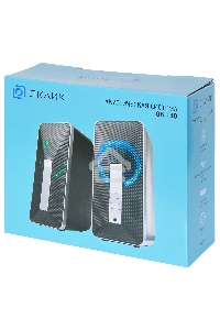 Колонки Oklick OK-130 2.0 черный BT портативные