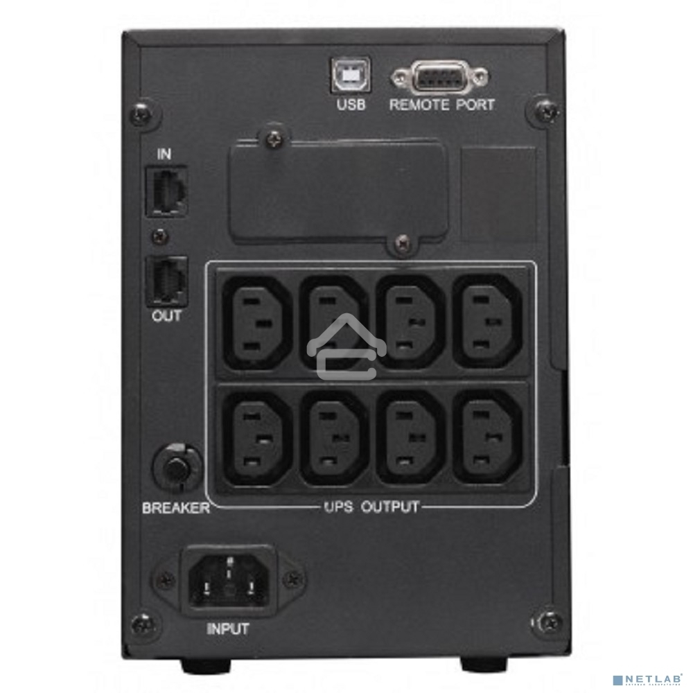 Источник бесперебойного питания Powercom Smart King Pro+ SPT-1000-II LCD 800Вт 1000ВА черный