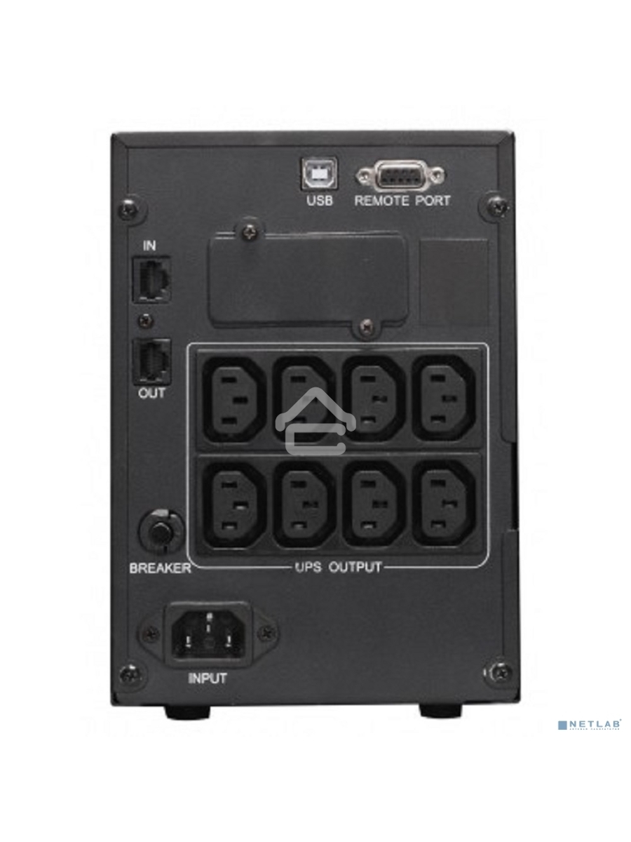Источник бесперебойного питания Powercom Smart King Pro+ SPT-1000-II LCD 800Вт 1000ВА черный