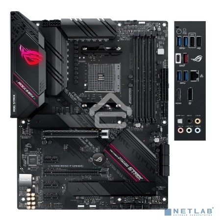 Материнская плата ASUS ROG STRIX B550-F GAMING, AM4, AMD B550, 4xDDR4, 6xSATA, 2xM.2, 1xPCI-E 3.0 x16, 1xPCI-E 4.0 x16, 3xPCI-E x1, 1xDP, 1xHDMI, 1x 2.5Gb LAN, 1xUSB 3.2 Gen 2, 4xUSB 3.2 Gen 1, 2xUSB 2.0, 5x3.5 мм, 7.1, ATX