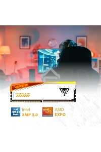 Оперативная память Patriot Viper Elite 5 TUF Gaming, DDR5, 32GB (2x16 GB), 6000 MHz, CL36, радиатор, RGB, белый
