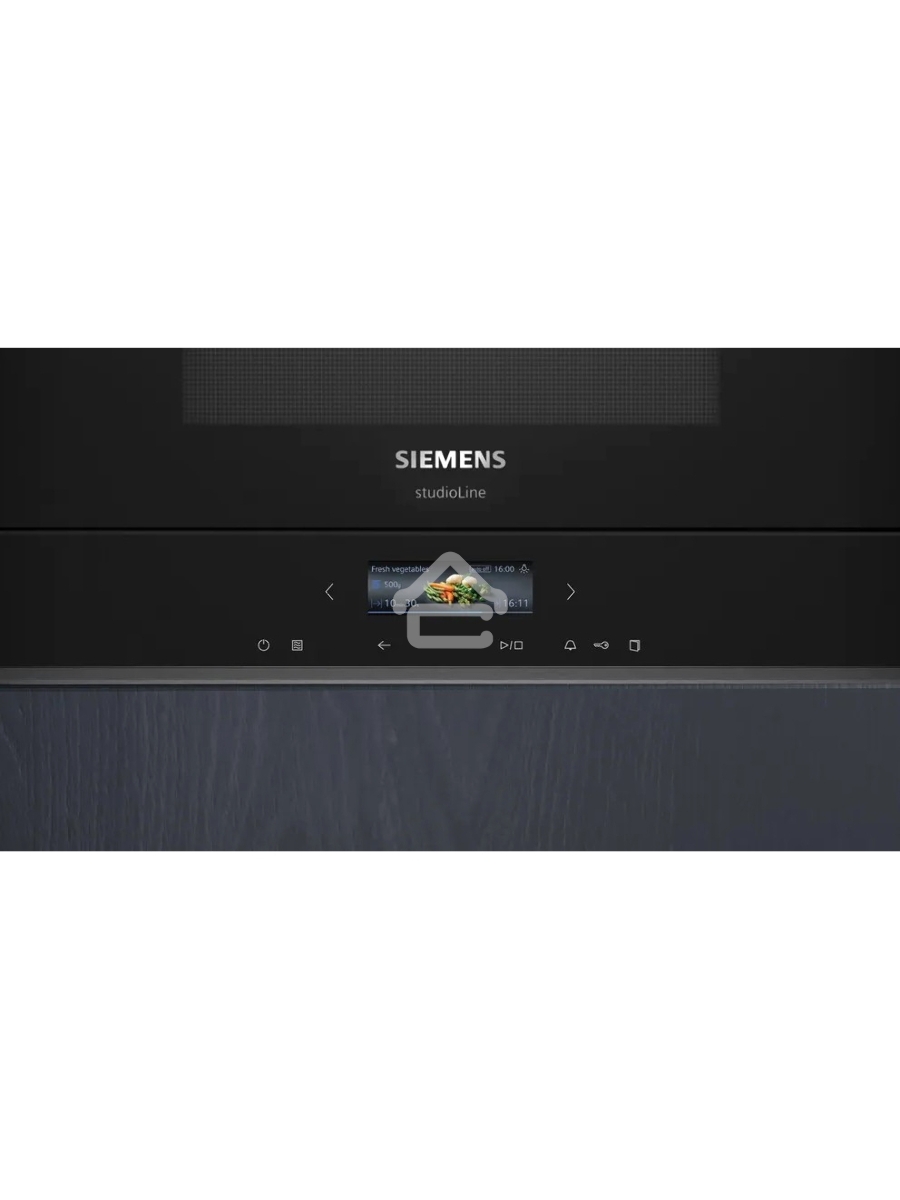 Микроволновая печь встраиваемая Siemens BE732L1B1 черный, 21 л, 900 Вт, переключатели - сенсорное управление