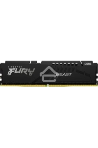Оперативная память Kingston Fury Beast, DDR5, 16GB (1x16GB), 6800MHz, CL34, с радиатором, чёрный
