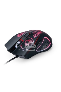 Мышь проводная Qumo Gremlin M37 черный, 3200 dpi, USB, кнопки - 6
