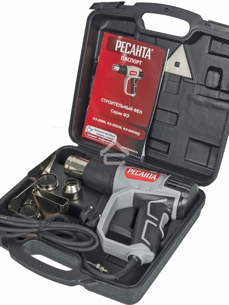 Технический фен Ресанта ФЭ-2000К 2000Вт темп.50/350/550С