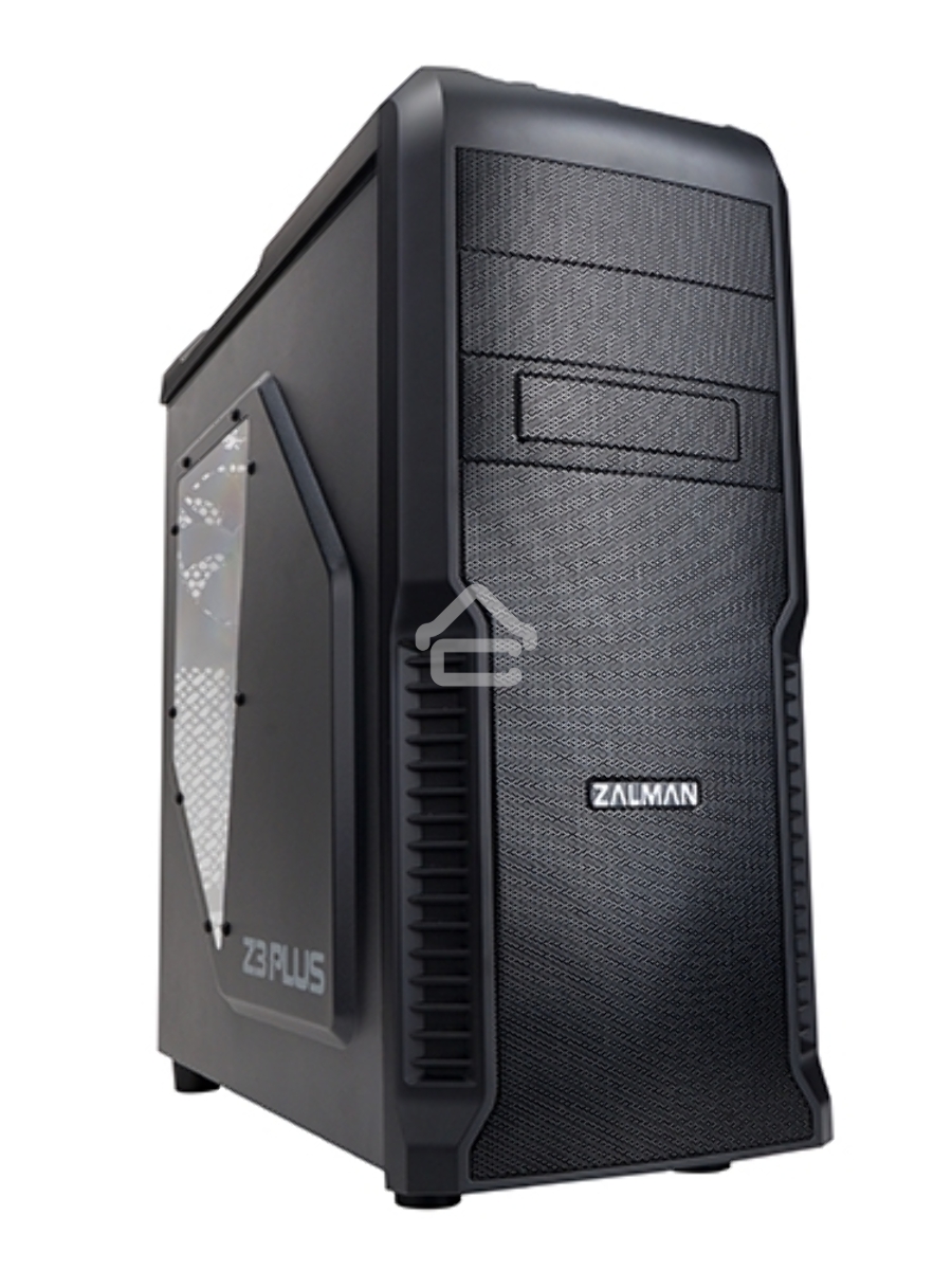 Компьютерный корпус Zalman Z3 Plus черный w/o PSU ATX 1x80mm 1x92mm 2x120mm 2xUSB2.0 1xUSB3.0 audio bott PSU