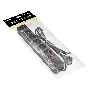 Сетевой фильтр-удлинитель с USB зарядкой ExeGate SP-6-USB-1.8B (6 евророзеток с заземлением, 2 USB-A 2A, 1.8м, защита от перегрузки, выключатель с подсветкой, черный)